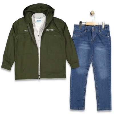 ERKEK 9/12 YAŞ FASHION STATEOF MEVSİMLİK 4 LÜ TAKI