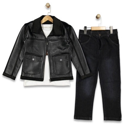 ERKEK 9/12 YAŞ HAŞ DERİ TAKIM