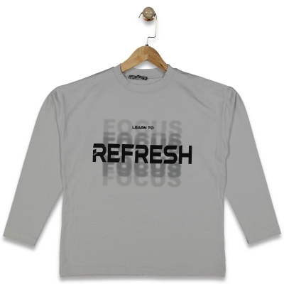 ERKEK 9/12 YAŞ REFRESH YAZILI SWEAT