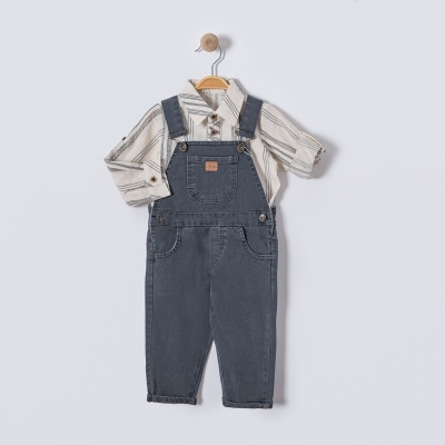 ERKEK 9/24 AY ÇİZGİLİ GÖMLEKLİ SLOPET