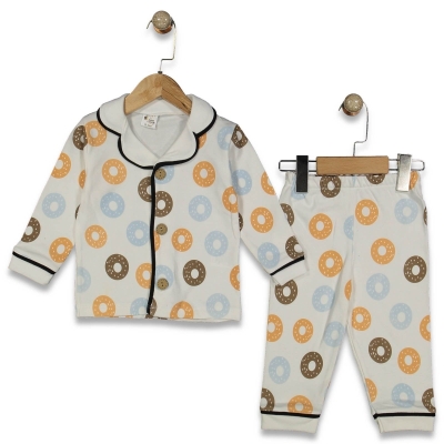 ERKEK 9/24 AY HALKALI BASKILI PİJAMA TAKIM