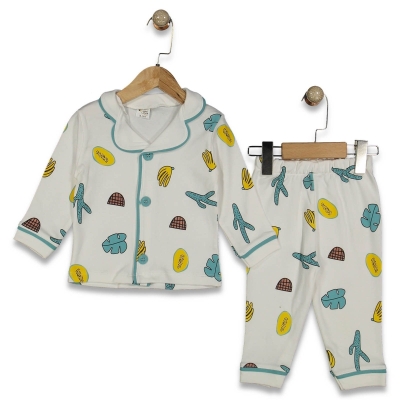 ERKEK 9/24 AY KAKTÜS BASKILI PİJAMA TAKIM