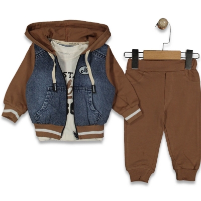 ERKEK 9/24 AY M YAZILI HIRKALI 3 LÜ TAKIM