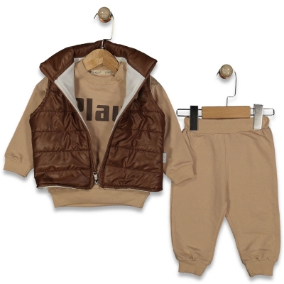 ERKEK 9/24 AY PLAY YELEKLİ ÜÇLÜ TAKIM