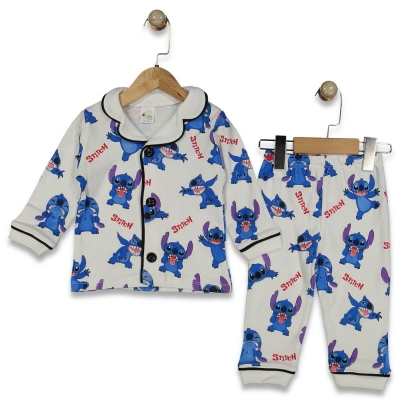 ERKEK 9/24 AY STİTCH BASKILI PİJAMA TAKIM