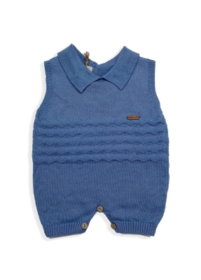 ERKEK BEBEK 100% ORGANİK PAMUKLU ÖRME TULUM0-12M