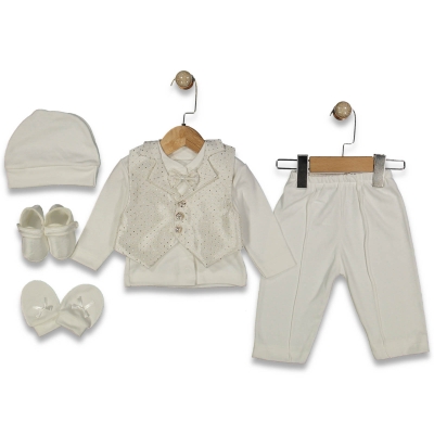 ERKEK  KLASİK EKRU  MEVLÜTLÜK TAKIM