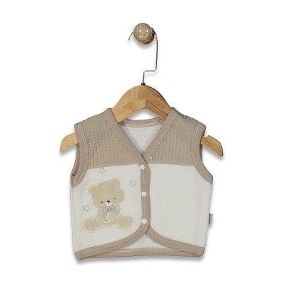 GAYE 354-UNISEX 1/9 AY YILDIZLI AYI YELEK