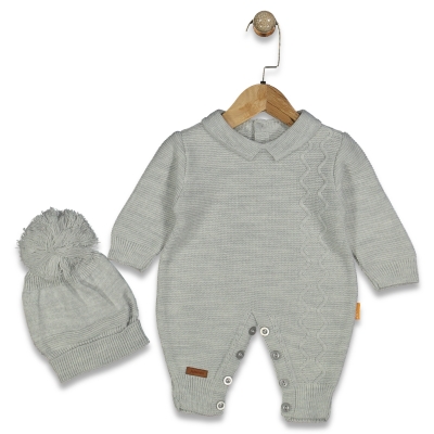 JOJOMİNİ 25106-UNISEX 6/12 AY ARAN ZİGZAG DESENLİ  TULUM