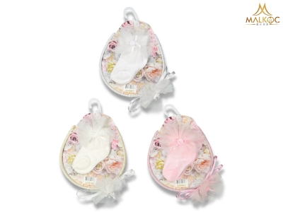 KIZ 0/6 AY 12 Lİ ÇORAP VE TAÇ