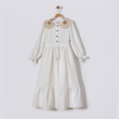 KIZ 10/16 YAŞ KETEN  ELBİSE