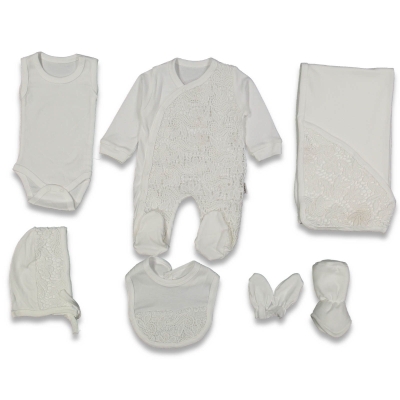 KIZ 1/1 AY ÇİÇEK BRODELİ 7 Lİ SET