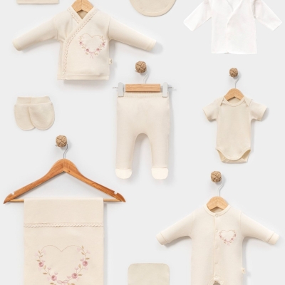 KIZ 1/1 AY KALP NAKIŞLI 10LU SET