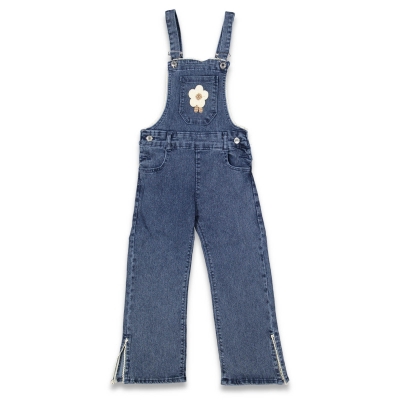 KIZ 11/15 YAŞ ÖNÜ PAPATYALI KOT  SALOPET