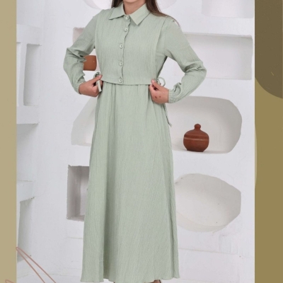 KIZ 11/16 YAŞ BÜRÜMCÜK JİLE VE  ELBİSE TAKIM