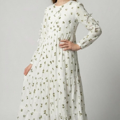 KIZ 11/16 YAŞ ÖN VE KOL FİYOK KURDELALI ÇİNGENE EL