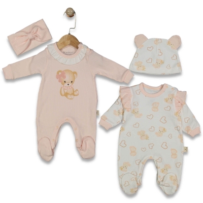 KIZ 1/3 AY AYI BASKILI FIRFIRLI 2Lİ TULUM