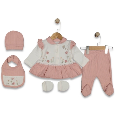 KIZ 1/3 AY RAPORLU ARILI BEBE YAKALI 5 Lİ SET