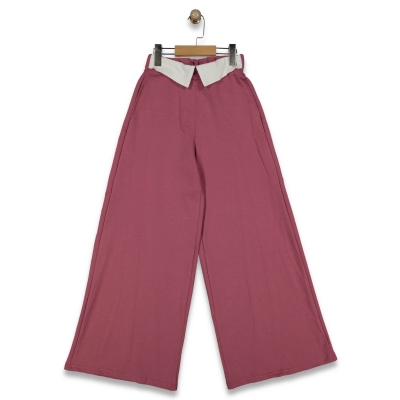 KIZ 13/16 YAŞ GÖMLEK YAKA BAGGY FİT TEK ALT