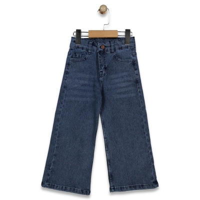 KIZ 13/16 YAŞ  İNCİLİ KOT PANTOLON