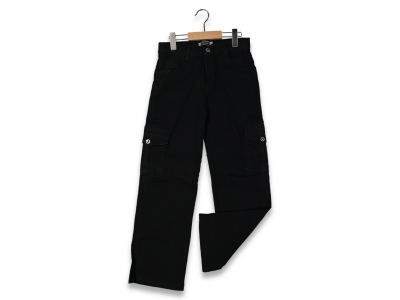 KIZ 13/16 YAŞ KARGO CEPLİ KOT PANTOLON