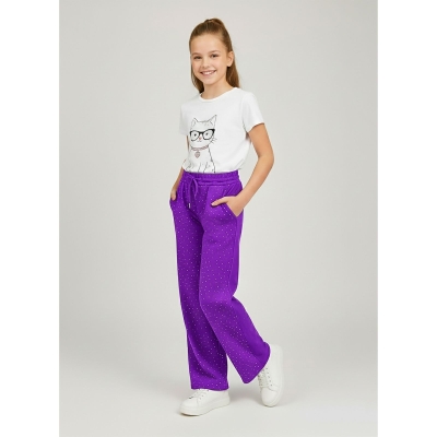 KIZ 13/16 YAŞ ÖNÜ KOMPLE TAŞLI BOL PAÇA LİKRALI KO