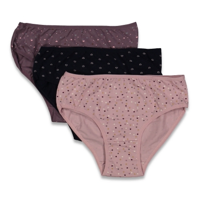 KIZ 14/15 YAŞ DESENLİ SLİP GARSON