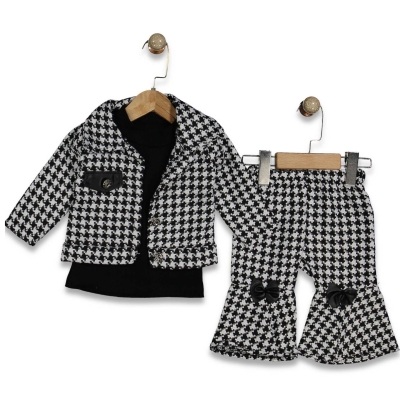 KIZ 18 Ay,24 Ay,3 Yaş KAZAYAĞI PANTOLONLU 3 LÜ TAK