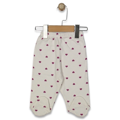 KIZ 1/9 AY KALP DESENLİ PATİKLİ TEK ALT