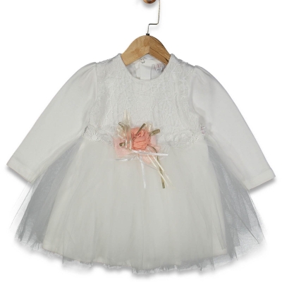 KIZ 2/4 YAŞ 2-3-4 ÖN ROBASI SEDEF YILDIZLI ELBİSE