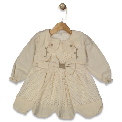 KIZ 2/4 YAŞ ETEĞİ OYMALI BOLEROLU