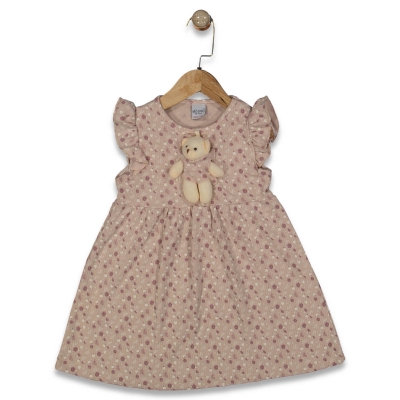 KIZ 2/5 YAŞ AYI AKSESUARLI ELBİSE