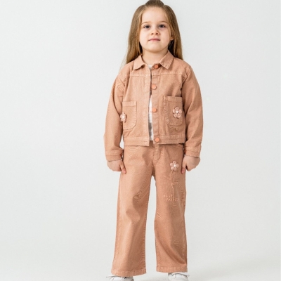 KIZ 2/5 YAŞ BEST FASION ÇİÇEKLİ  ÜÇLÜ TAKIM
