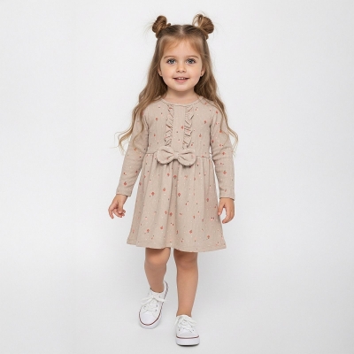 KIZ 2/5 YAŞ BÜYÜK FİYONKLU ELBİSE