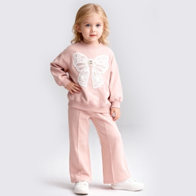 KIZ 2/5 YAŞ DANTEL İNCİ FİYONK 2 İP KIZ TAKIM