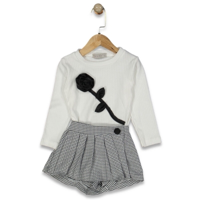 KIZ 2/5 YAŞ KAZ AYAĞI ETEKLİ 2 Lİ TAKIM