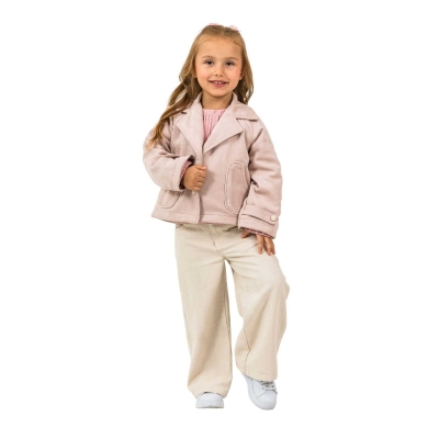 KIZ 2/5 YAŞ KIL BİYE DETAYLI ÜÇLÜ TAKIM