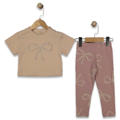 KIZ 2/5 YAŞ KURDALE BASKILI TAYTLI TAKIM