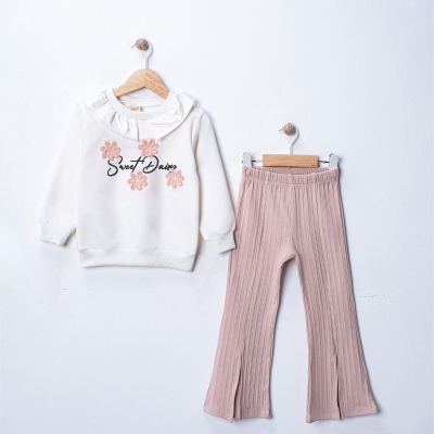 KIZ 2/5 YAŞ NAKIŞLI FİYONKLU ELBİSE