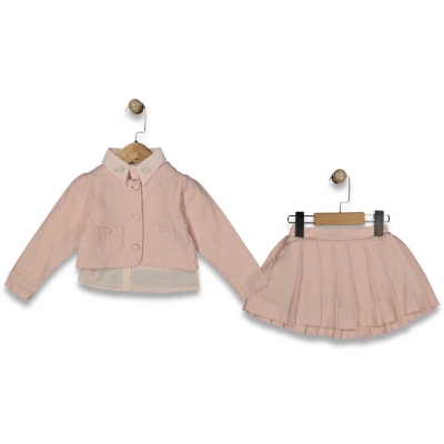 KIZ 2/5 YAŞ PİLELİ ETEKLİ  TAKIM