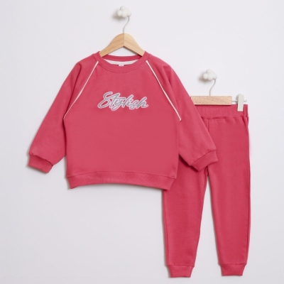KIZ 2/5 YAŞ STYLİSH BASKILI TAKIM
