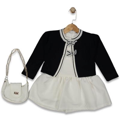 KIZ 2/5 YAŞ TRİKOLU ELBİSE 2Lİ TAKIM