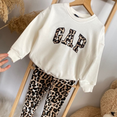 KIZ 3/10 YAŞ BY GAP LEOPAR APLİKE TAY TAKIM