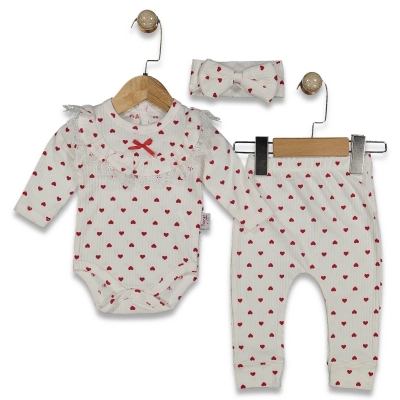 KIZ 3/12 AY MNK KALP YAKAGÜPÜRLÜ BADİLİ TAKIM