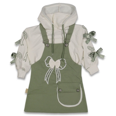 KIZ 3/6 YAŞ FİYONK NAKIŞLI SLOPETLİ TAKIM