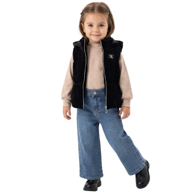 KIZ 3/6 YAŞ YOU ART BELİ LASTİKLİ YELEK TAKIM