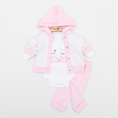 KIZ 3/9 AY AYICIKLI 3LÜ KAPŞONLU TAKIM