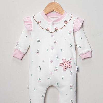 KIZ 3/9 AY ÇİÇEK MOBİLLİ NAKIŞLI TULUM