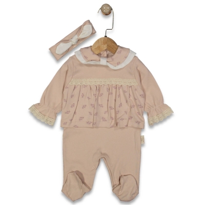 KIZ 3/9 AY ÇİFT YAKA DESENLİ 2'Lİ KIZ TULUM