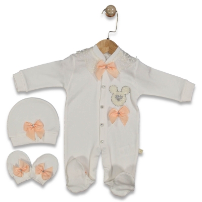 KIZ 3/9 AY İNCİLİ MİKİ KAFASI TULUM SETİ